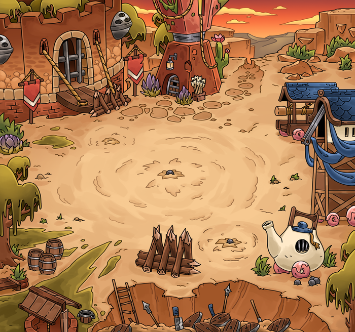 Forktown Mainfront 8X4 Gate - 2D art by TUUDEE
