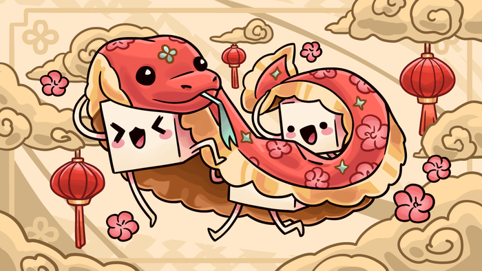 Twitter Post Chinese New Year 1 - 2D art by TUUDEE