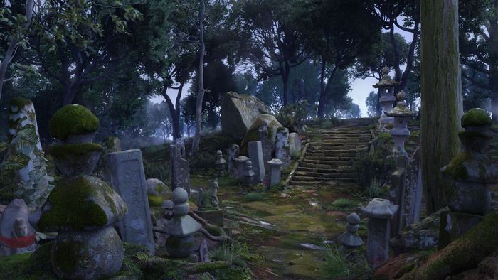 Cemetery Pop Daytime 2 - 2D art by TUUDEE