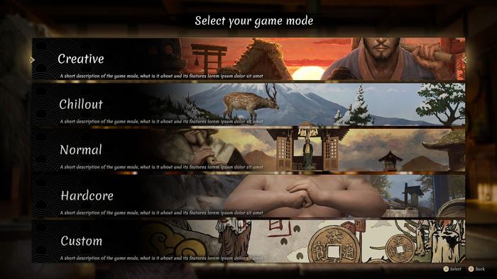Game Mode Selection1 - 2D art by TUUDEE