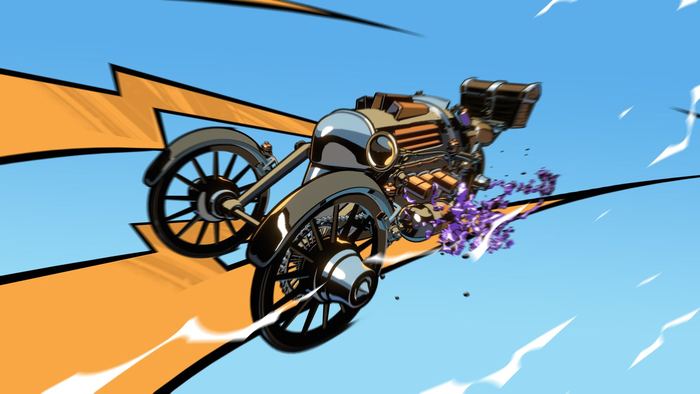 Motorekjedzie1 - 2D art by TUUDEE
